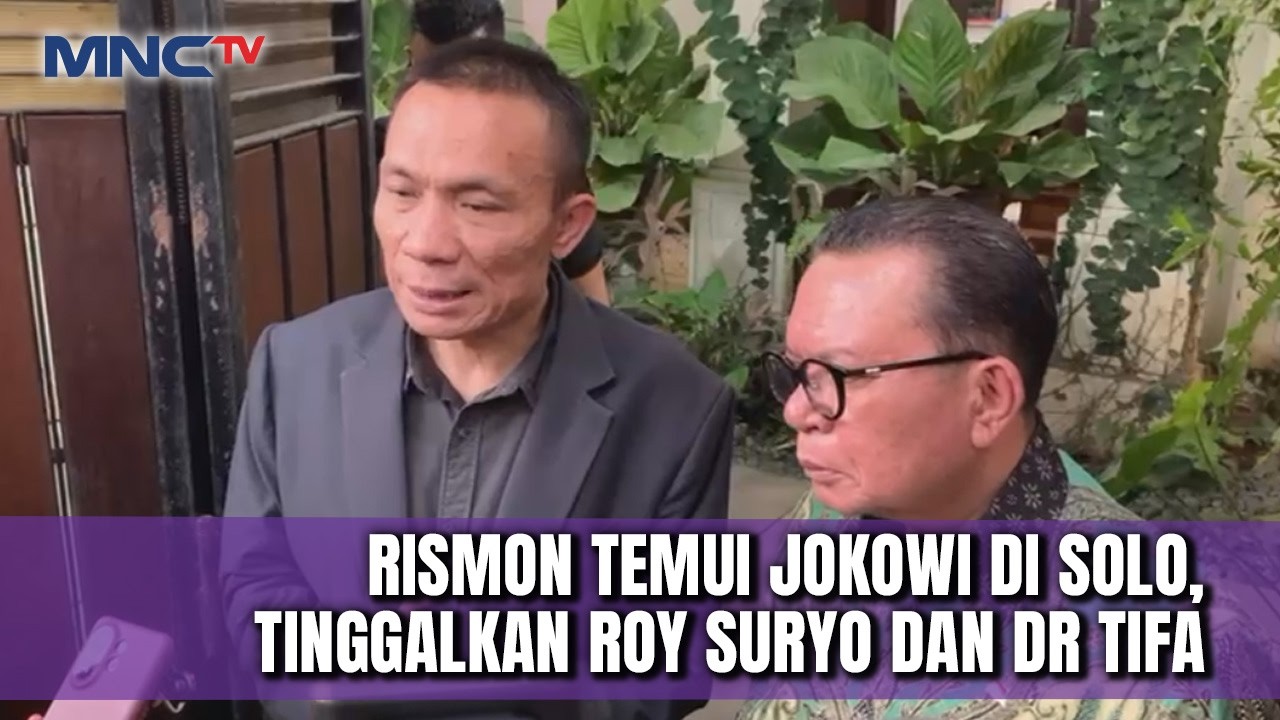 Rismon Temui Jokowi di Solo, Tinggalkan Roy Suryo dan Dr Tifa | Terkini