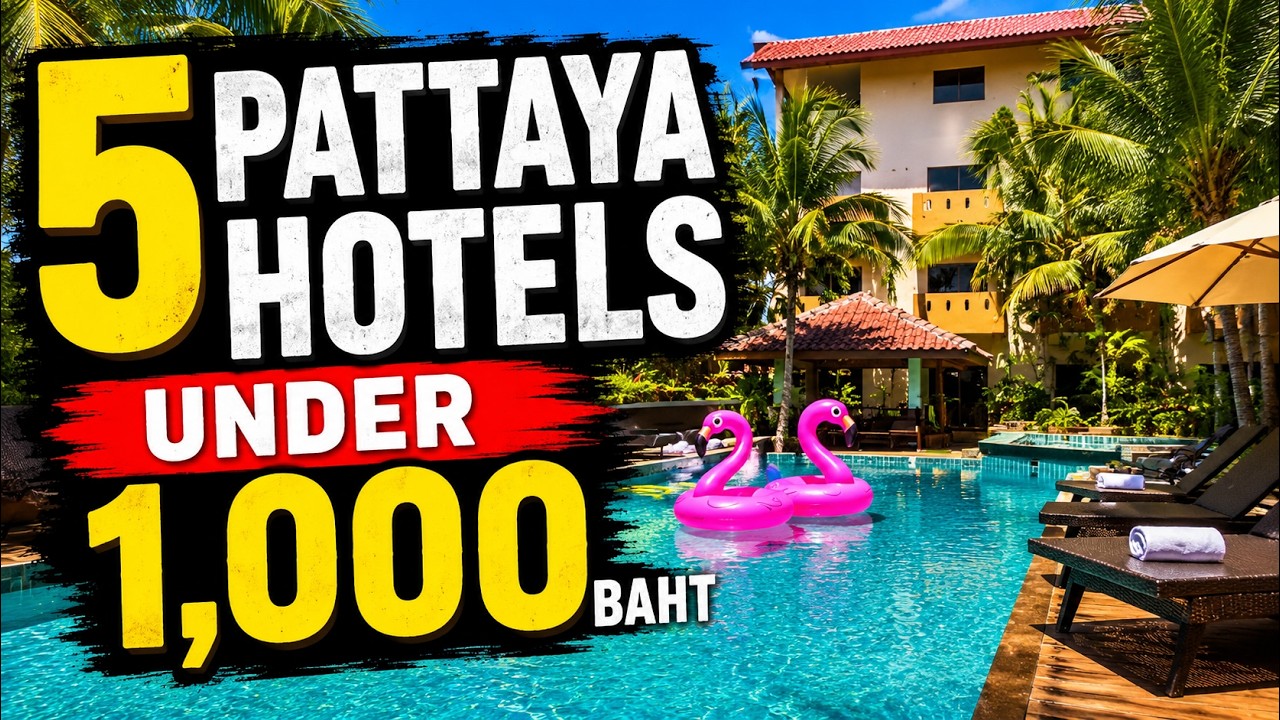 5 Pattaya Hotels Under 1,000 Baht | My Month In Pattaya Thailand