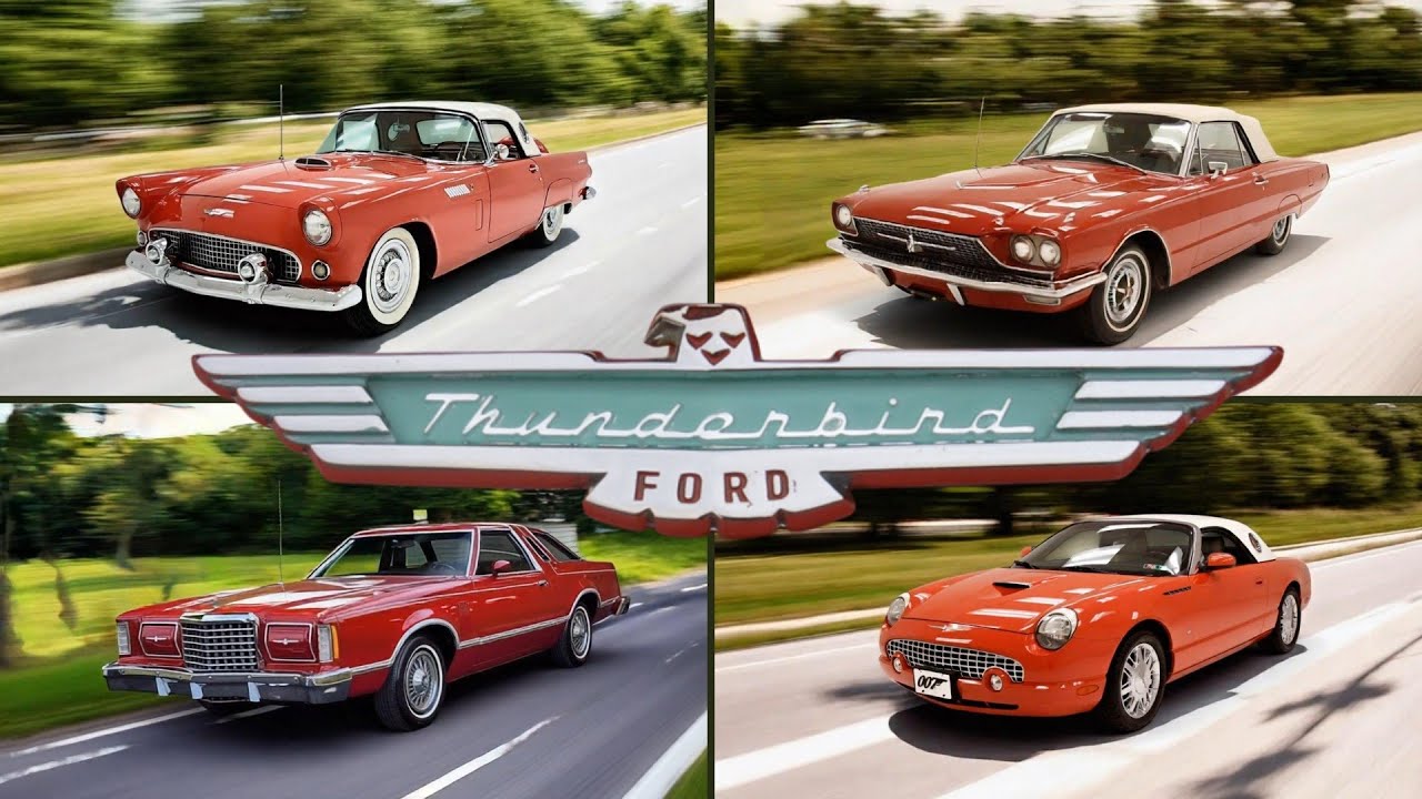 Ford Thunderbird Evolution (1955-2005)