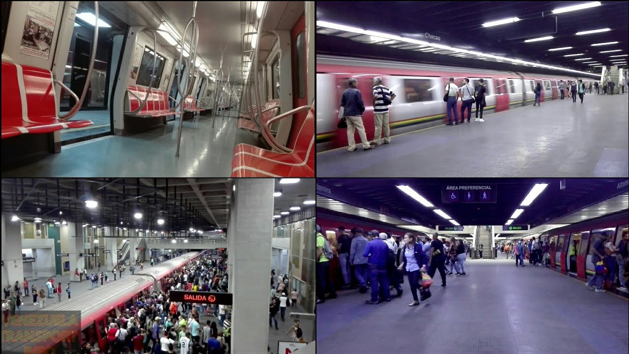 Metro de Caracas | Hora pico Línea 1