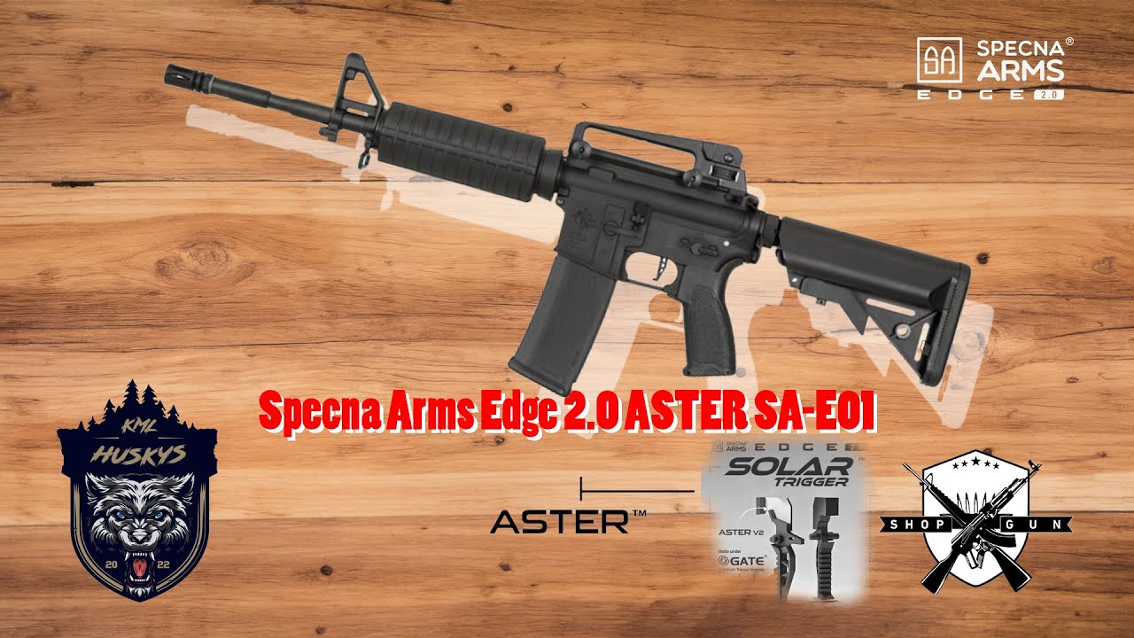 Unboxing und Review Specna Arms Edge 2.0 ASTER SA-E01 #TEAMKMLHUSKYS #softair