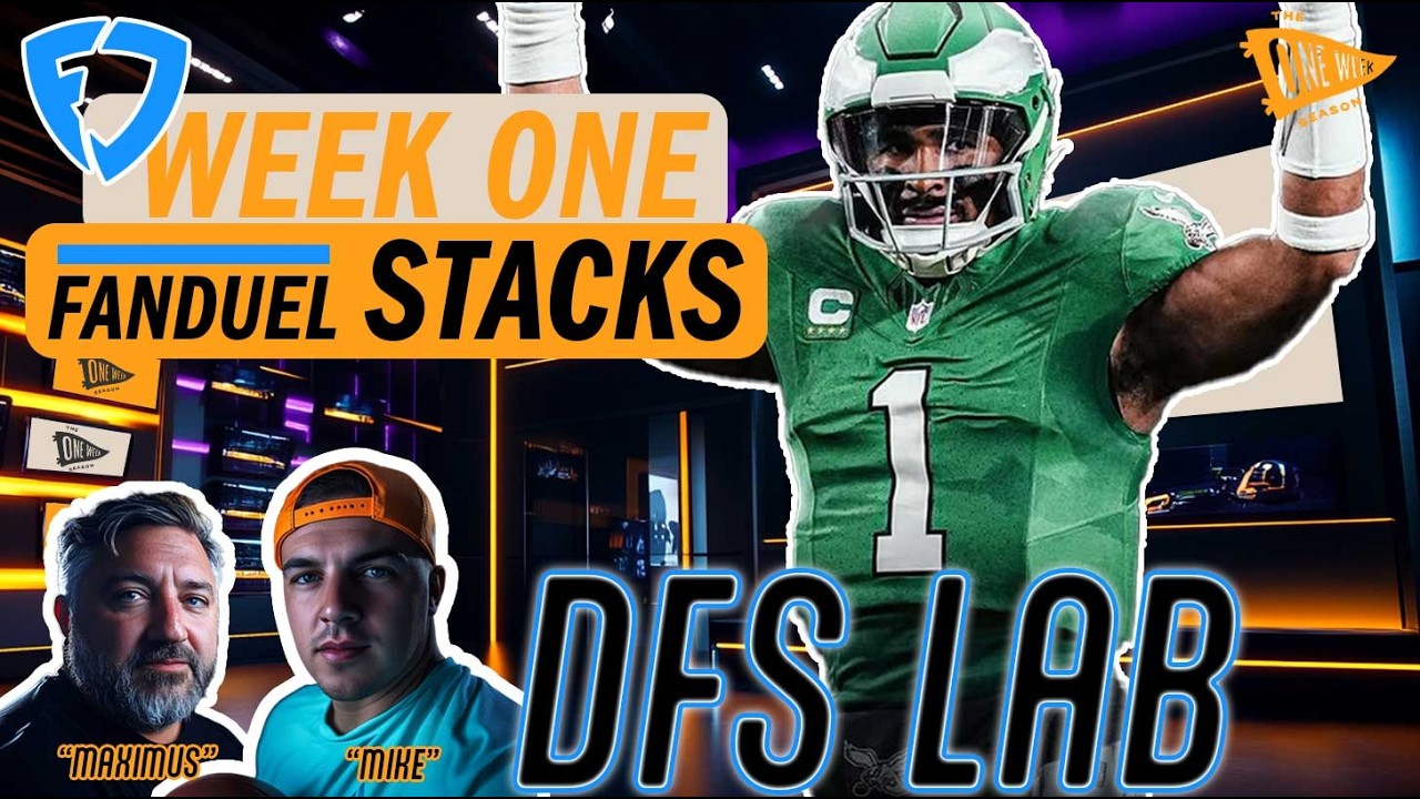 DFS Labs: Fanduel Edition, Week 1