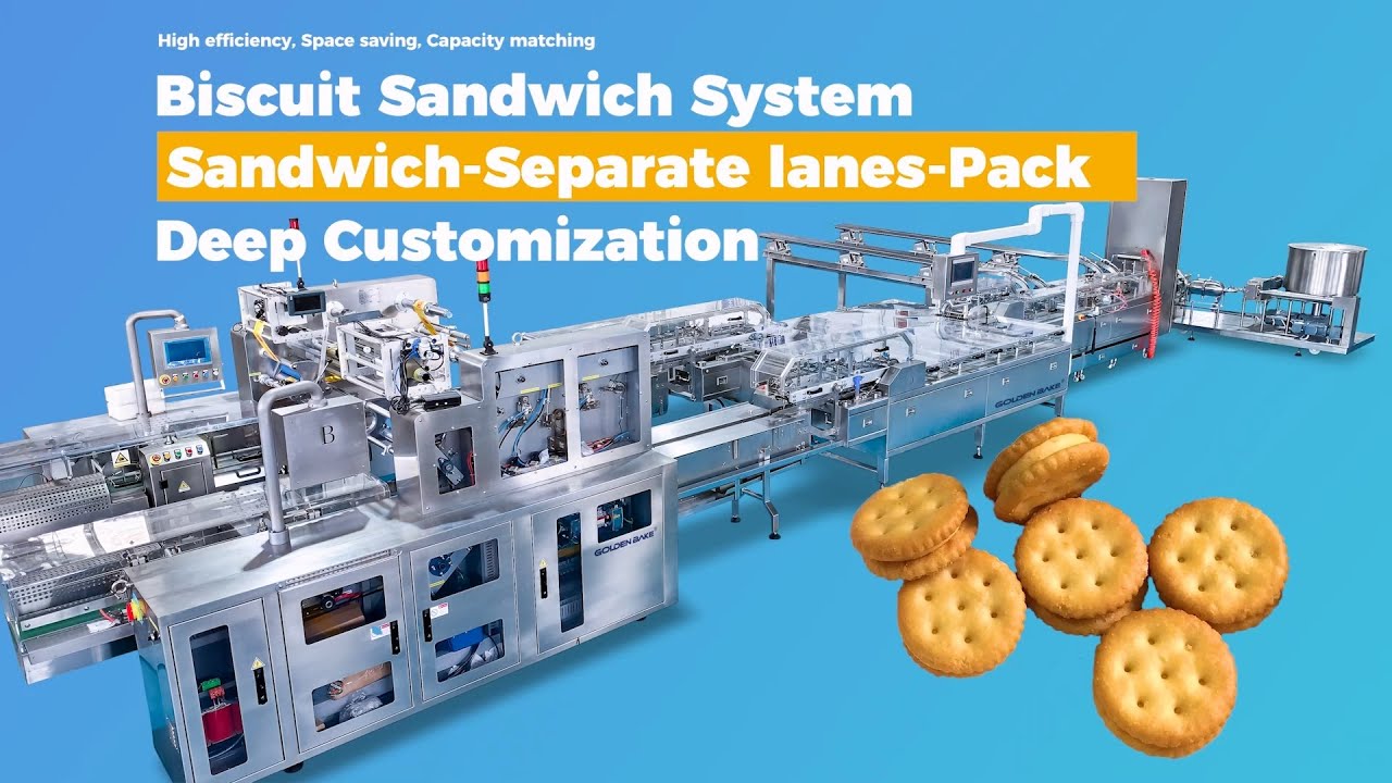 Automatic 2 Line 2+1 Biscuit Sandwich System