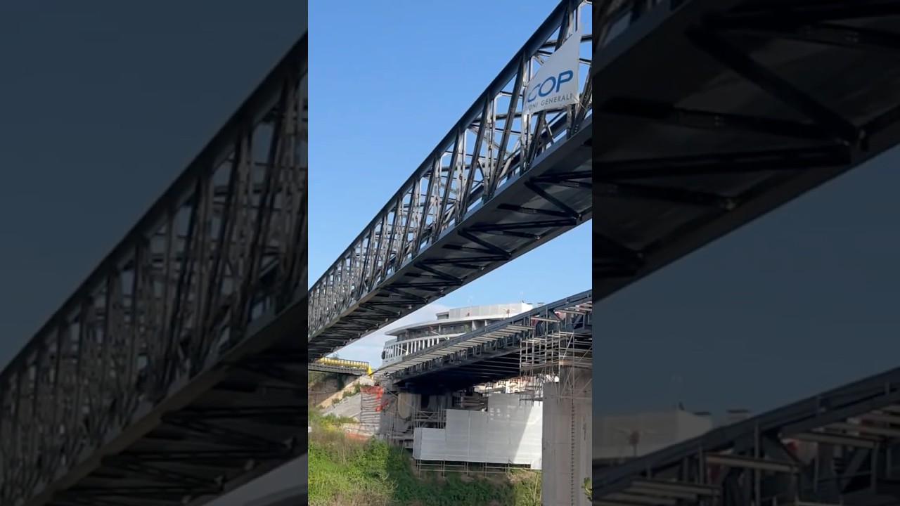 Ponte dell'Industria. Il Ponte di Ferro a Roma / Промышленный мост. Железный мост в Риме.