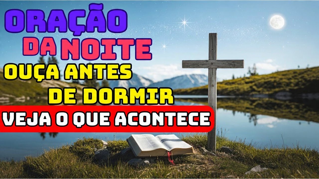 Faça Esta Oração da Noite Agora e Sinta a Paz de Deus Acalmar Sua Mente Antes de Dormir