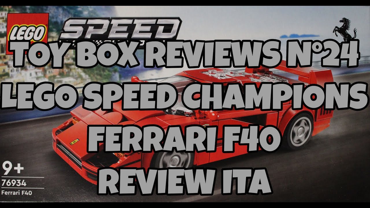 Toy Box Reviews N°24 Lego Speed Champions Ferrari F40 Review ITA