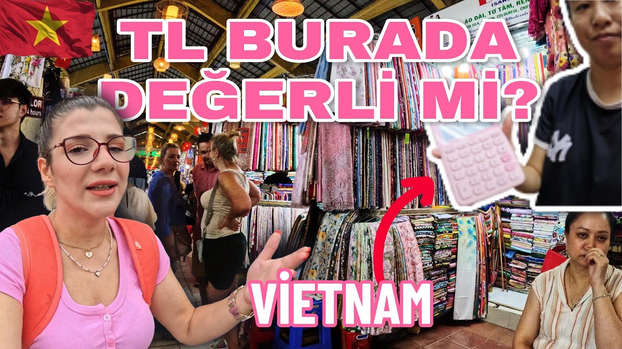 Vietnam Ho Chi Minh’de TL’nin Gücü: Ben Thanh Market’te Gerçek Fiyatlar ve Pazarlık Şoku! 🇻🇳
