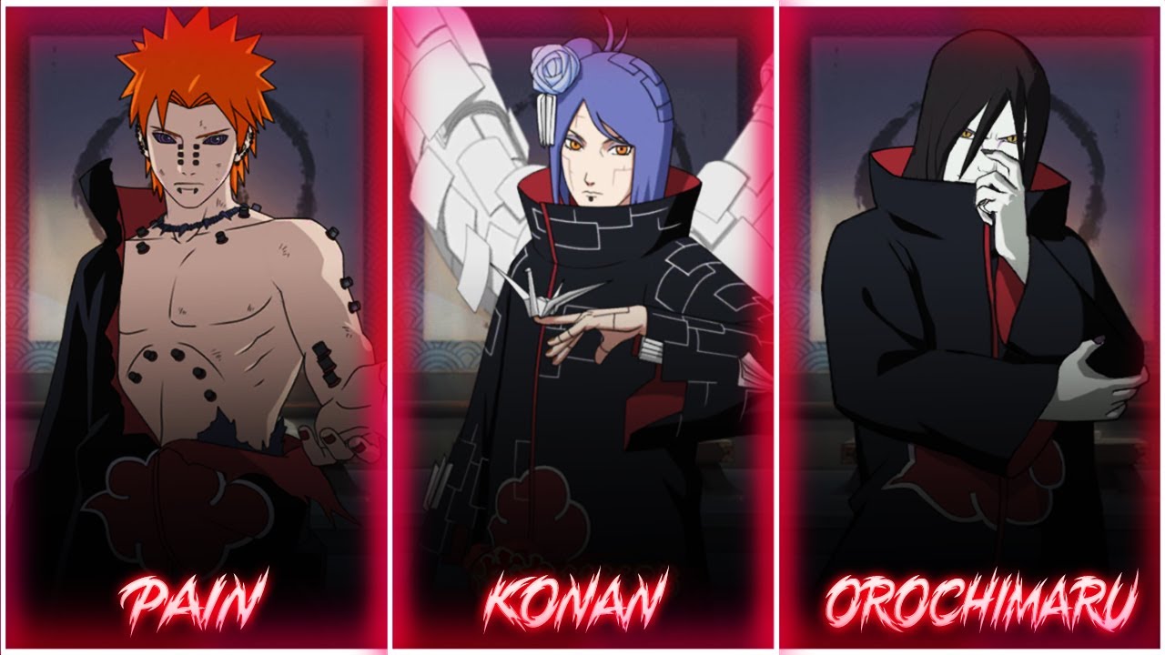 Naruto Online Mobile - Pain Destroyer,Konan Angel,Orochimaru Akatsuki Gameplay