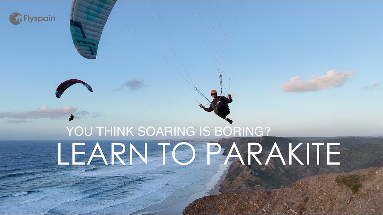 Learn To PARAKITE with Fly Spain | You Think Soaring Is Boring?!