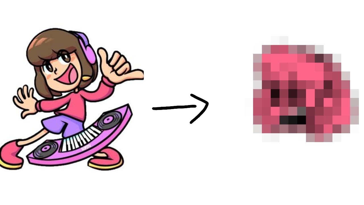 Scratchin melodii, but this drawing icons in fnf style