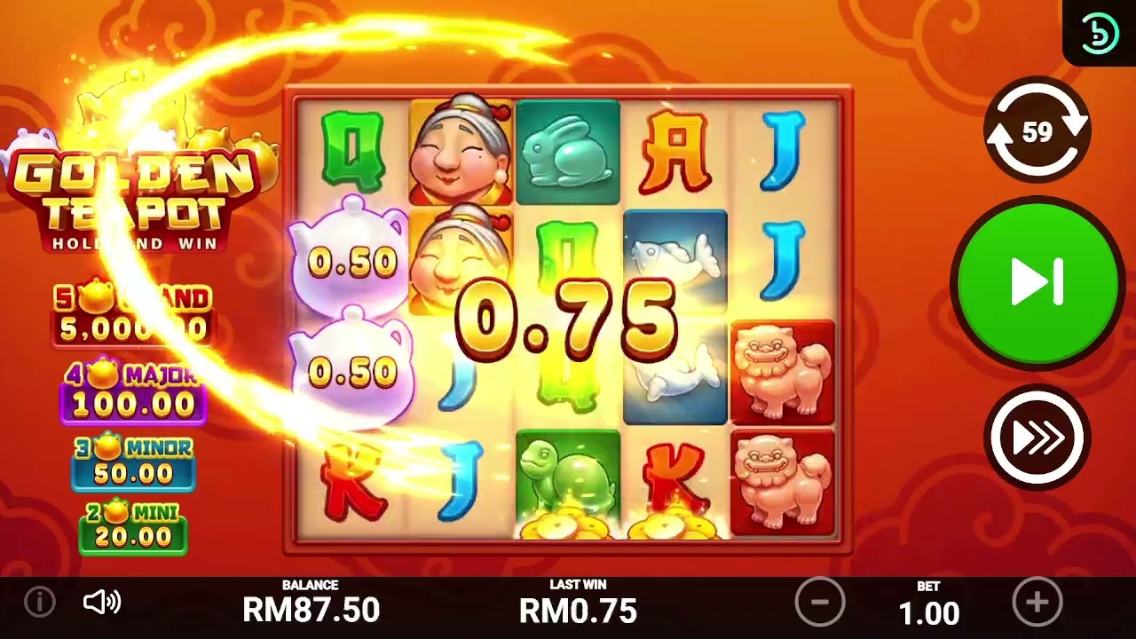 Golden Teapot Slot &ndash; Good RTP, Bonus in 60 Spins | Online Pokie Review (Sugar96)