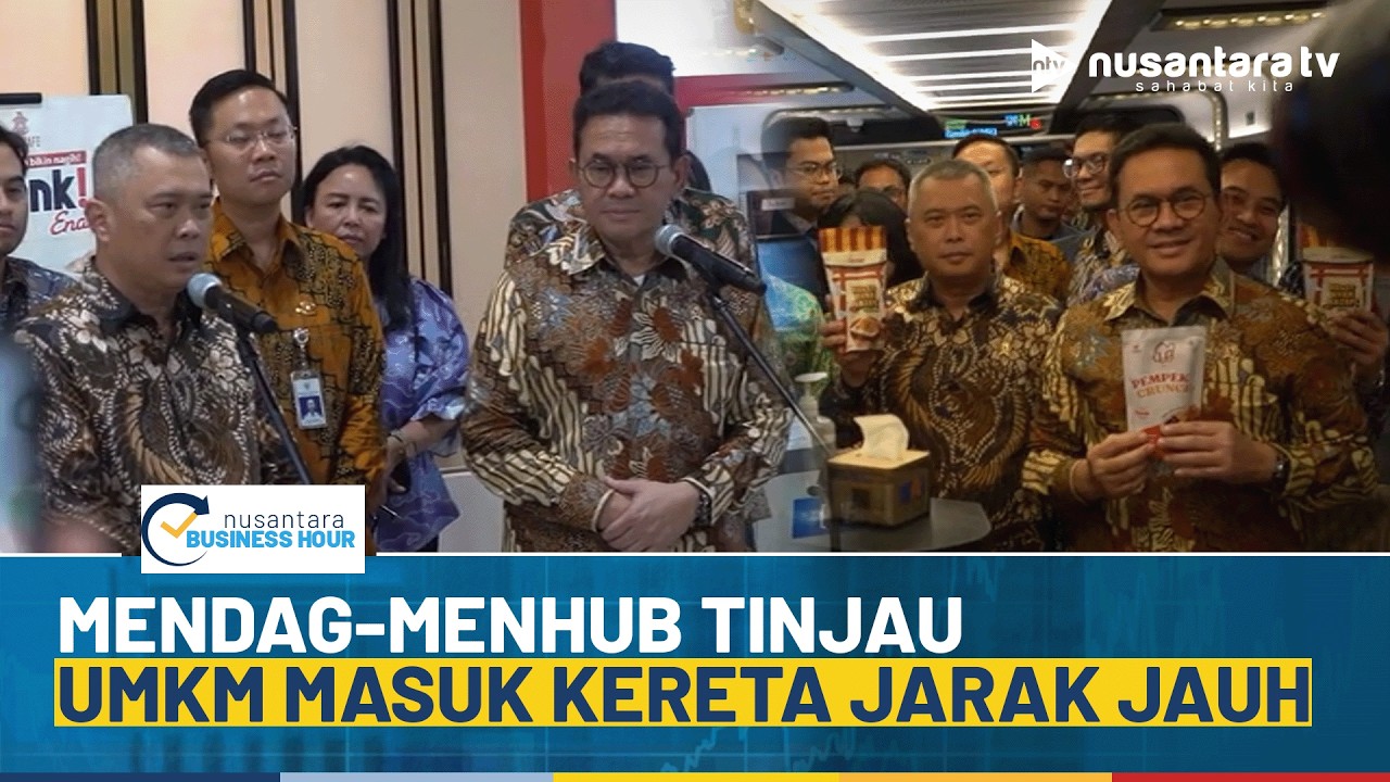 Mendag dan Menhub Tinjau Produk UMKM Masuk Kereta Jarak Jauh | NBH