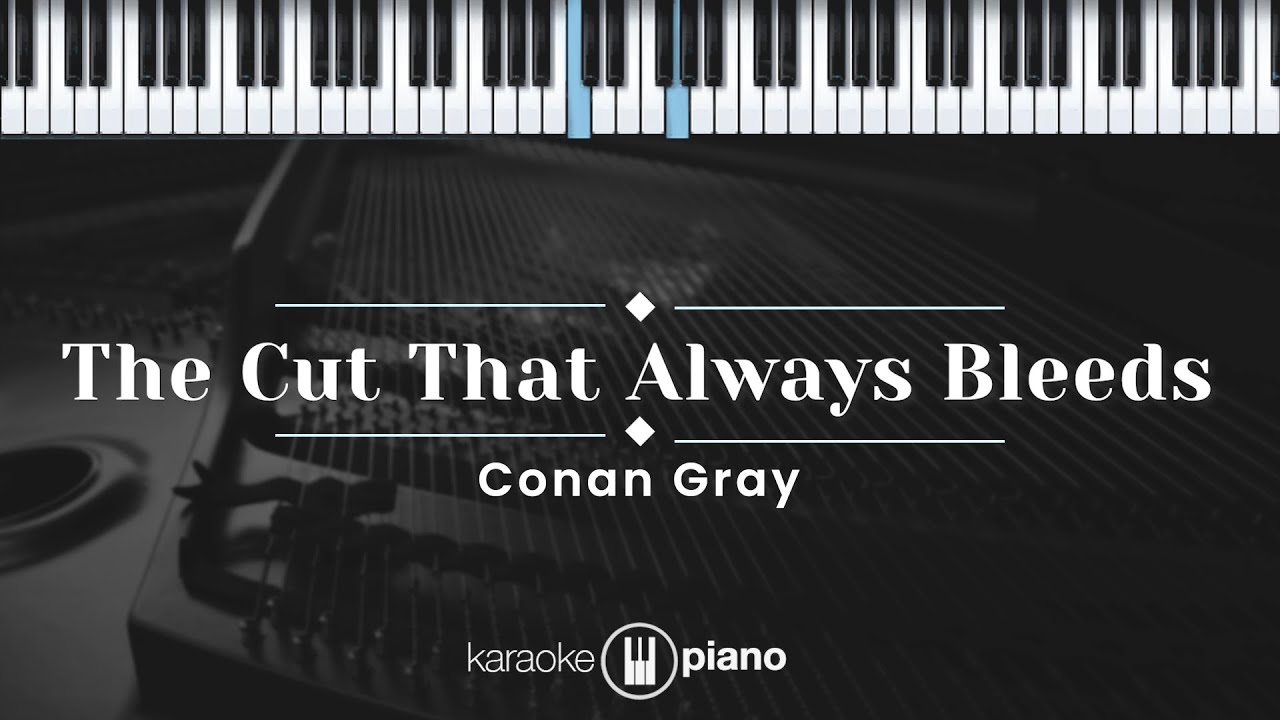 The Cut That Always Bleeds - Conan Grey (KARAOKE PIANO)