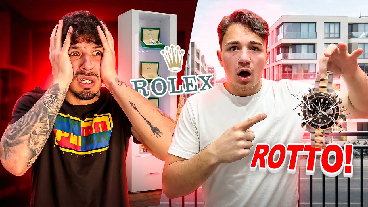 Ho buttato il ROLEX del mio amico da 10.000&euro;😱&hellip; e ha perso il controllo😡
