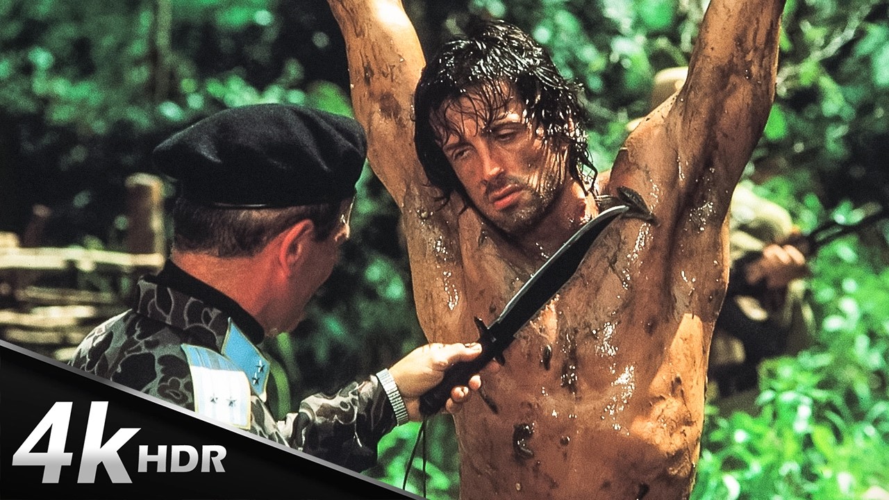Rambo First Blood Part 2: Best Action Scenes Ranked | Sylvester Stallone's | 4K HDR Review