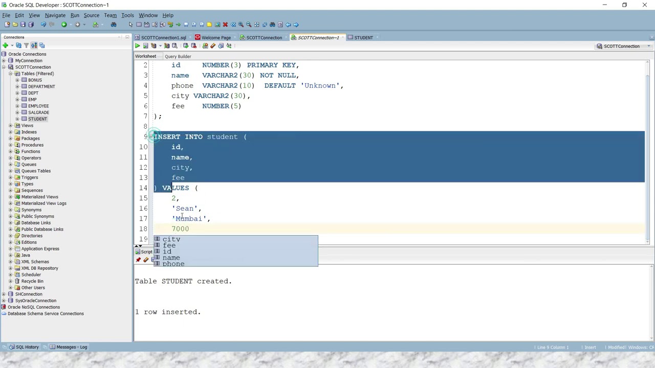 What is the default constraint in oracle and how it works ?|| Oracle Database Tutorial