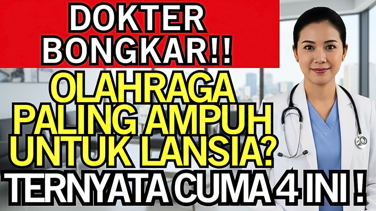 DokterBongkar‼️ OLAHRAGA Paling AMPUH untuk LANSIA  TERNYATA CUMA 4 Ini‼️Tips Kesehatan Lansia