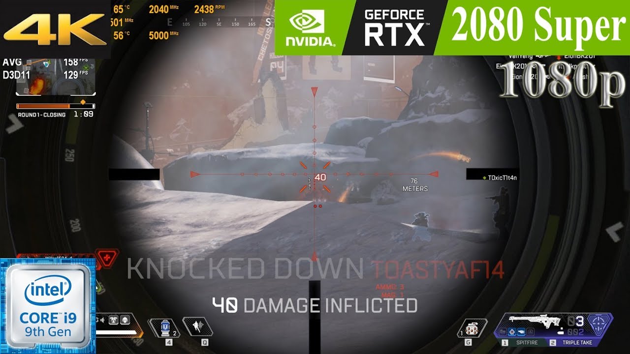 Apex Legends: Season 4 | RTX 2080 Super | 1080p | Custom Settings | FPS Benchmark | Map World's Edge
