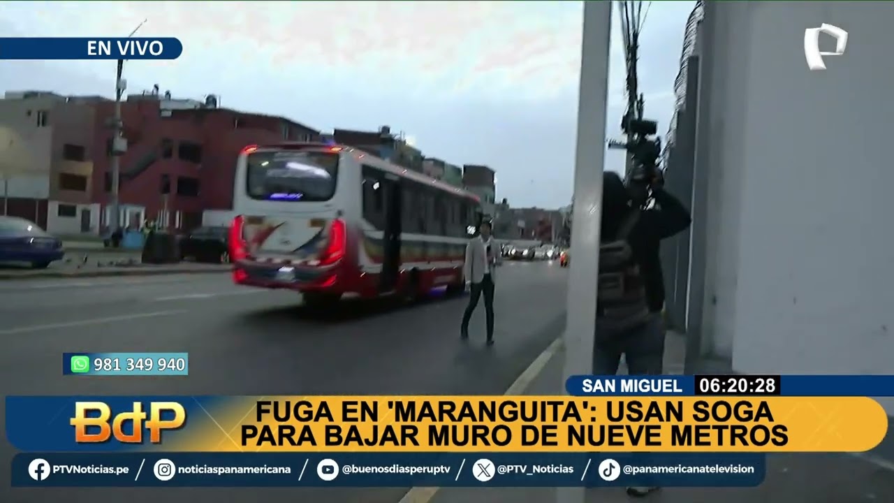 ¡Increíble fuga en Maranguita! Internos usan soga para escapar del centro juvenil 🌟🔥 (2/3)