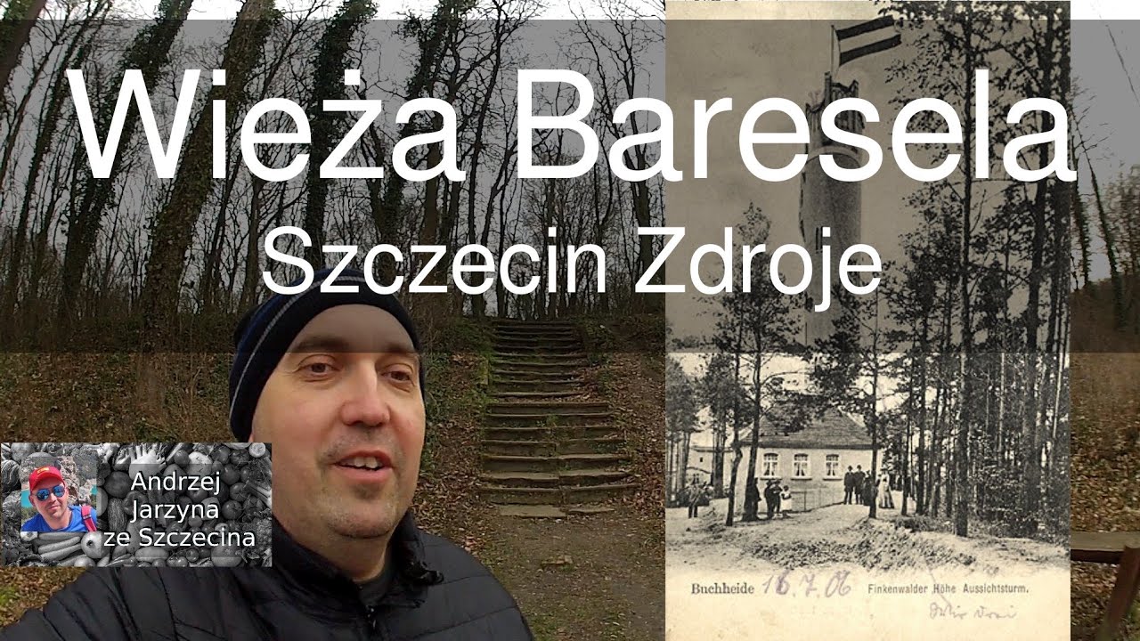 Ruiny Wieży Baresela przy j. Szmaragdowym. Szczecin Zdroje