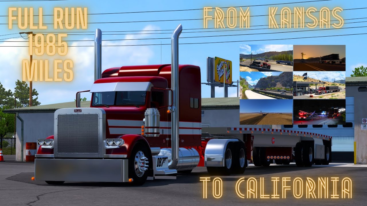 3 DAYS + 5 STATES + 1985 Miles🔥 | 4k | American Truck Simulator | Realistic Driving