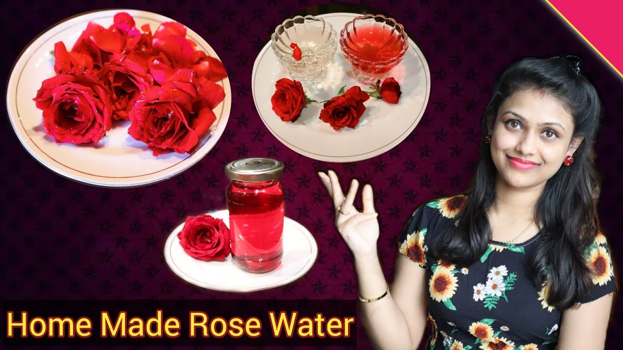 দোকানের মত গোলাপ জল এখন বাড়িতেই খুব সহজে | DIY Homemade Rose Water | Gulab Jal