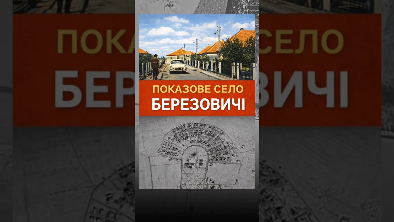 Село Березовичі на знімку 1981 року