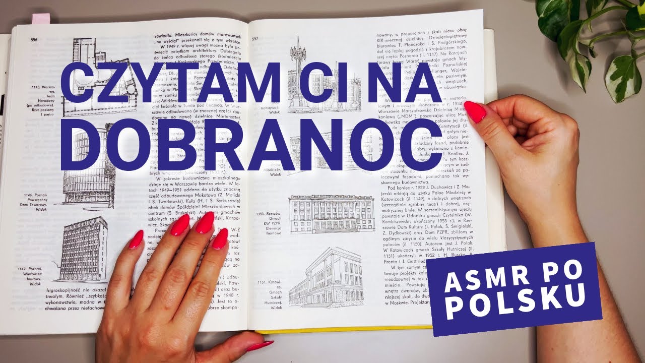 ASMR PO POLSKU Zaśniesz szybciej niż myślisz! Czytam Ci szeptem na dobranoc