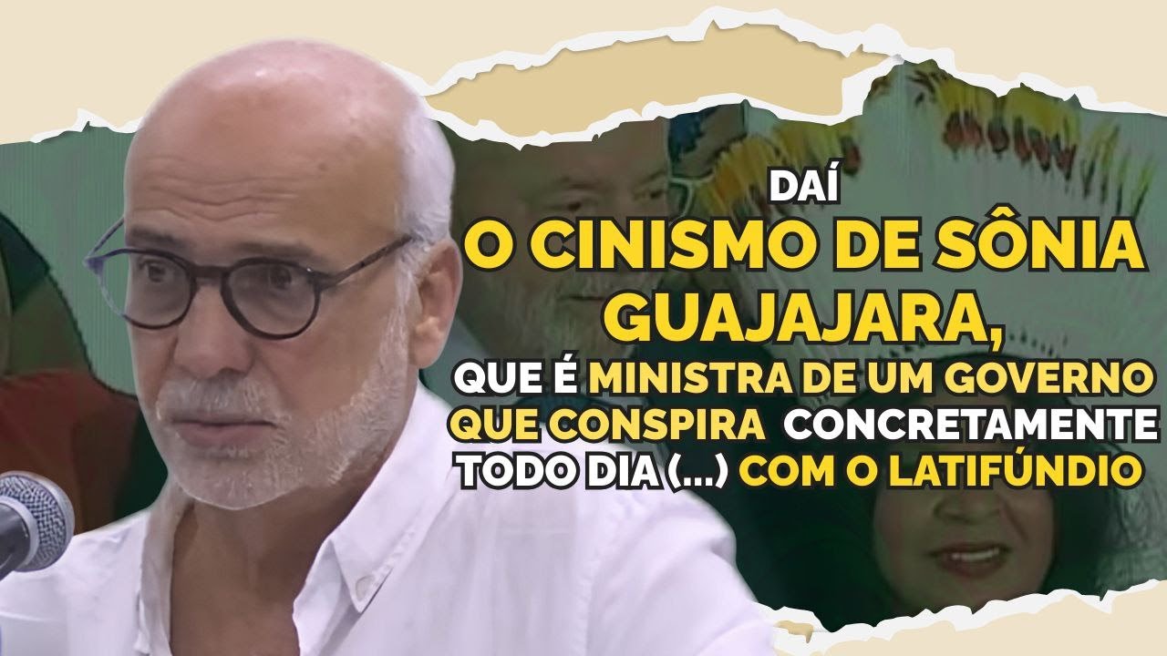 O CINISMO DE S&Ocirc;NIA GUAJAJARA