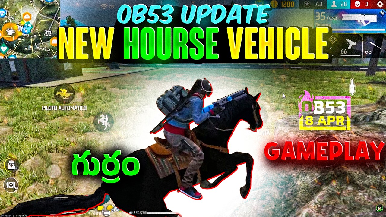 🔥В Freefire в обновлении Ob53 появилась конная повозка — открыт расширенный сервер🥵