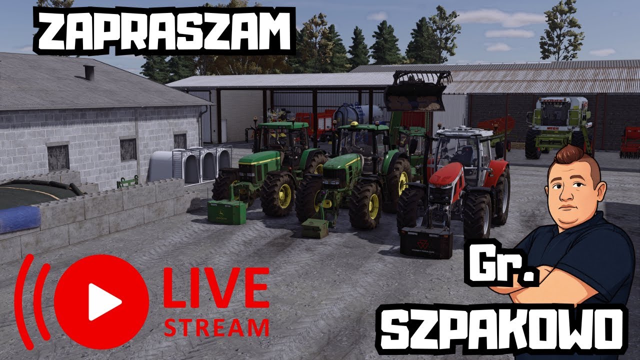 🔴 FS 25 | LIVE 🚜🌾BUM 💥 BUM 💥  GR Szpakowo 🌾 • ZAPRASZAM  🚜 • 🤪🤪 LECIMY 🔴Może Hunterek 🤔🤔