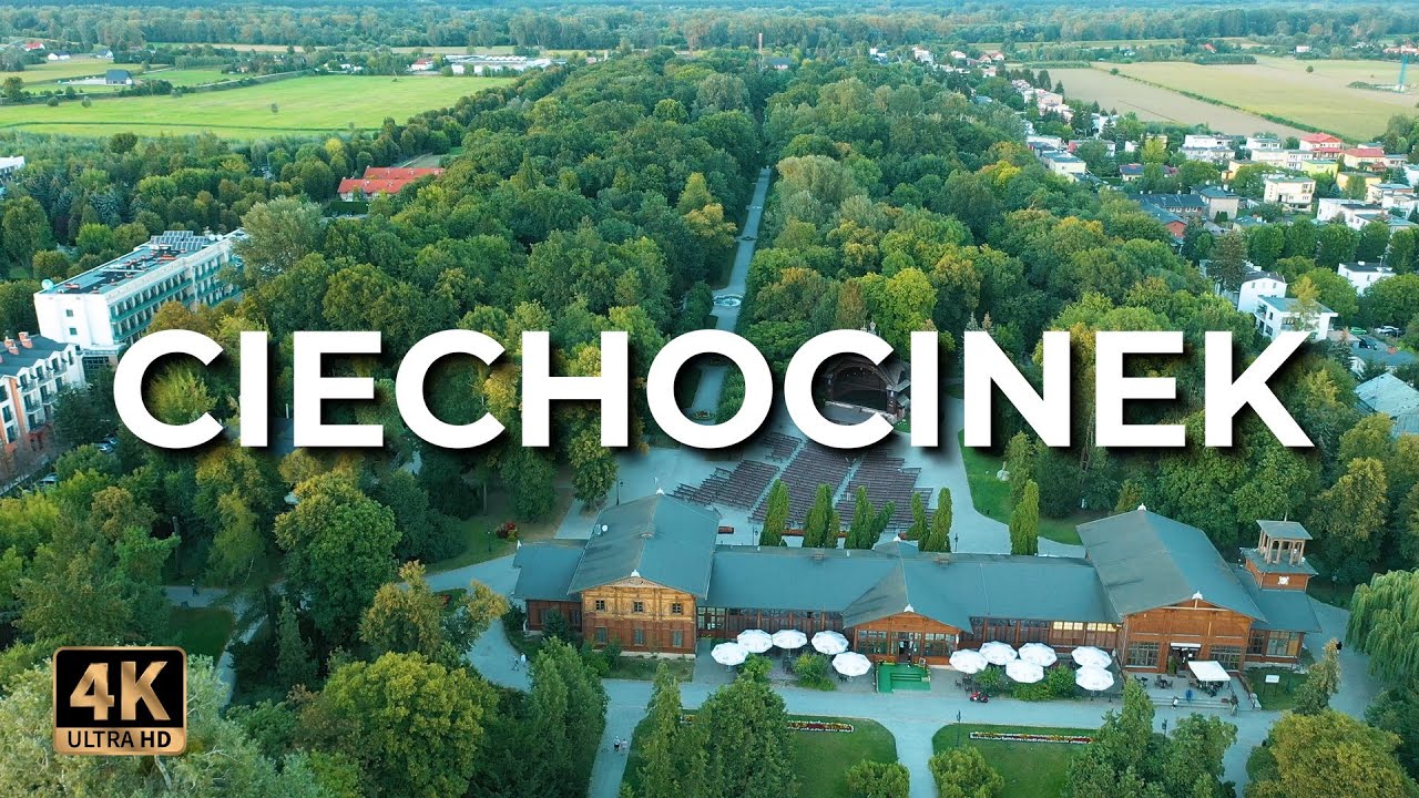 Ciechocinek z lotu ptaka | LECE W MIASTO™ [4k]