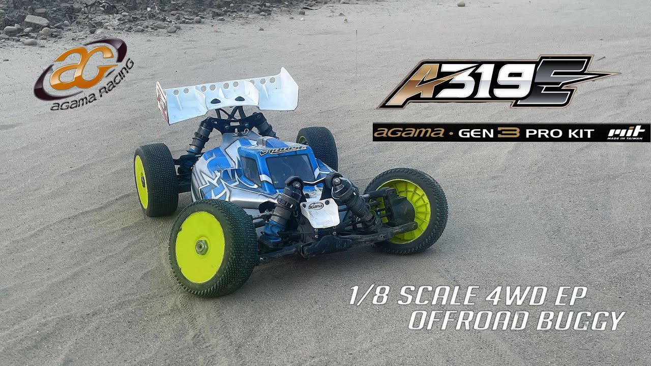 Agama a319e 1/8 rc 4x4 buggy 電動越野遙控車-雲林瘋rc大場