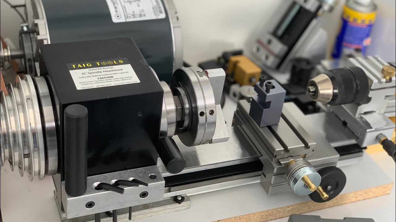 Taig 5c lathe (taig 5c torna )