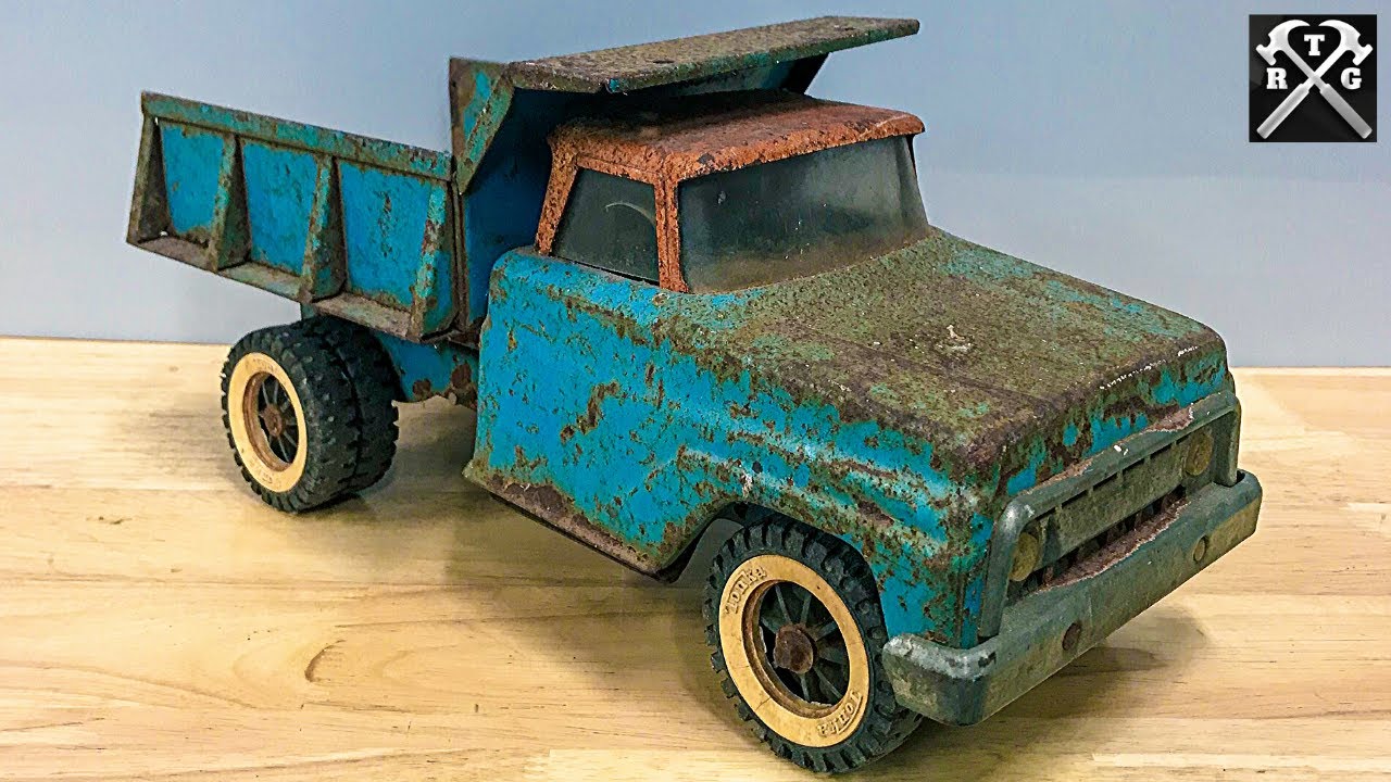 1965 Tonka Restoration - Restoring Vintage Toy Truck - ASMR Restoration