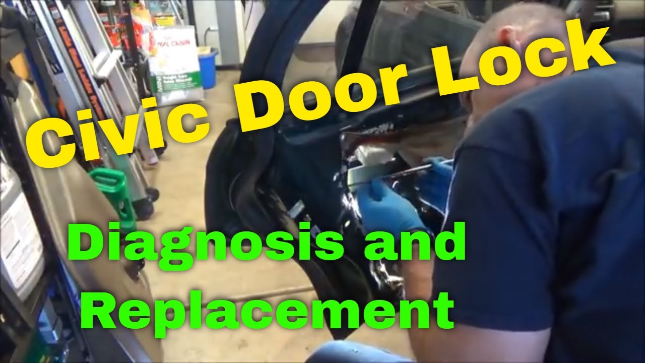 Honda Door Lock Actuator Diagnosis and Replacement 2000 Civic (1996-2000 Similar)