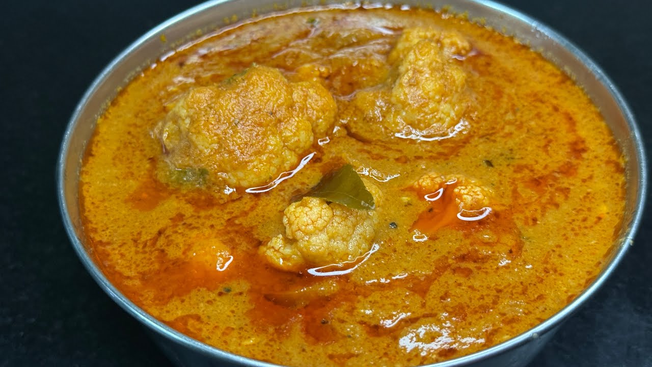 கறி குழம்பு சுவையில் காலிஃப்ளவர் குழம்பு இந்த மாதிரி செஞ்சு பாருங்க|cauliflower kuzhambu recipe 