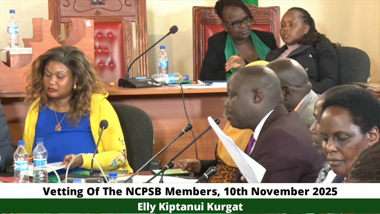 Vetting Of The Nandi County Public Service Board Members