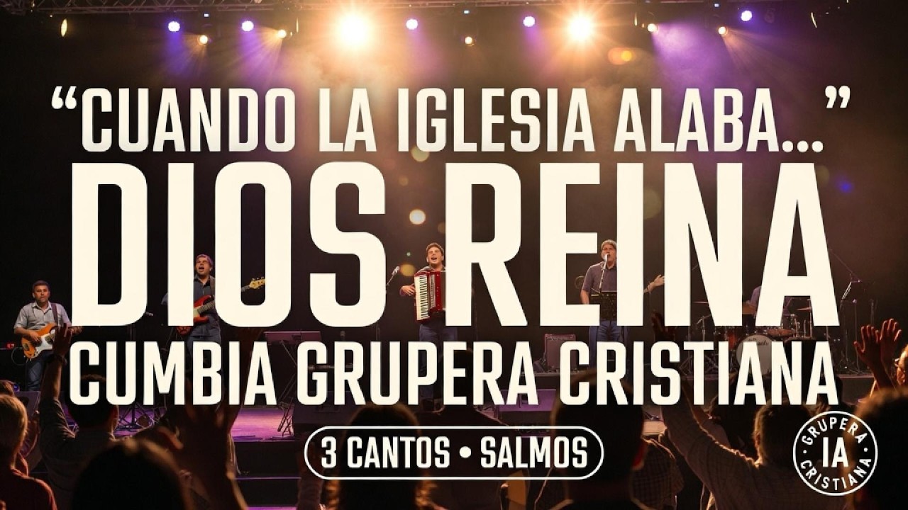 Si Dios es tu fortaleza… no temes | Cumbia Grupera Cristiana Alegre Para Alabarle (Salmos)