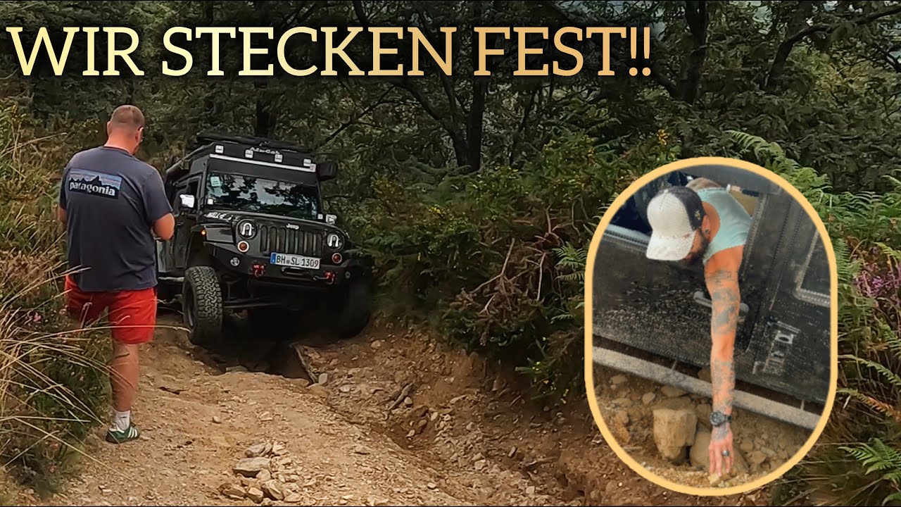 Wir STECKEN FEST! Bringen die OFFROAD-PISTEN in den PYRENÄEN unseren JEEP an seine GRENZEN?!