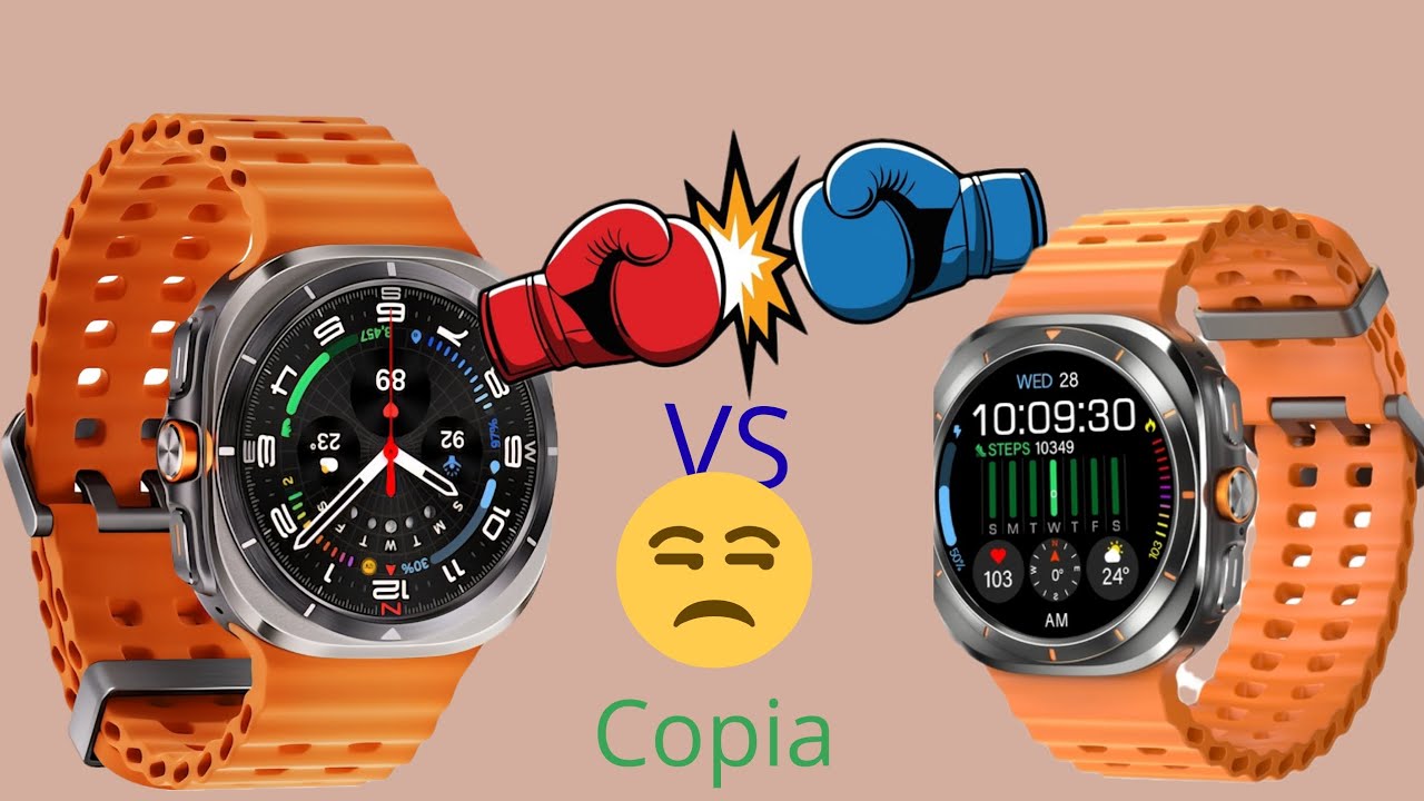 IMITACIÓN FINA DE SAMSUNG WATCH ULTRA¿SERAN IGUALES?$25VS$700