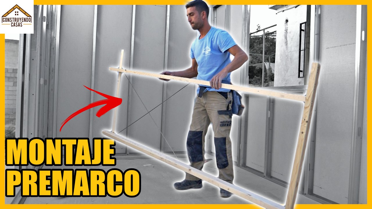 🔶Como MONTAR un PREMARCO de PUERTA de PASO🔶 Sobre perfileria de Yeso Laminado