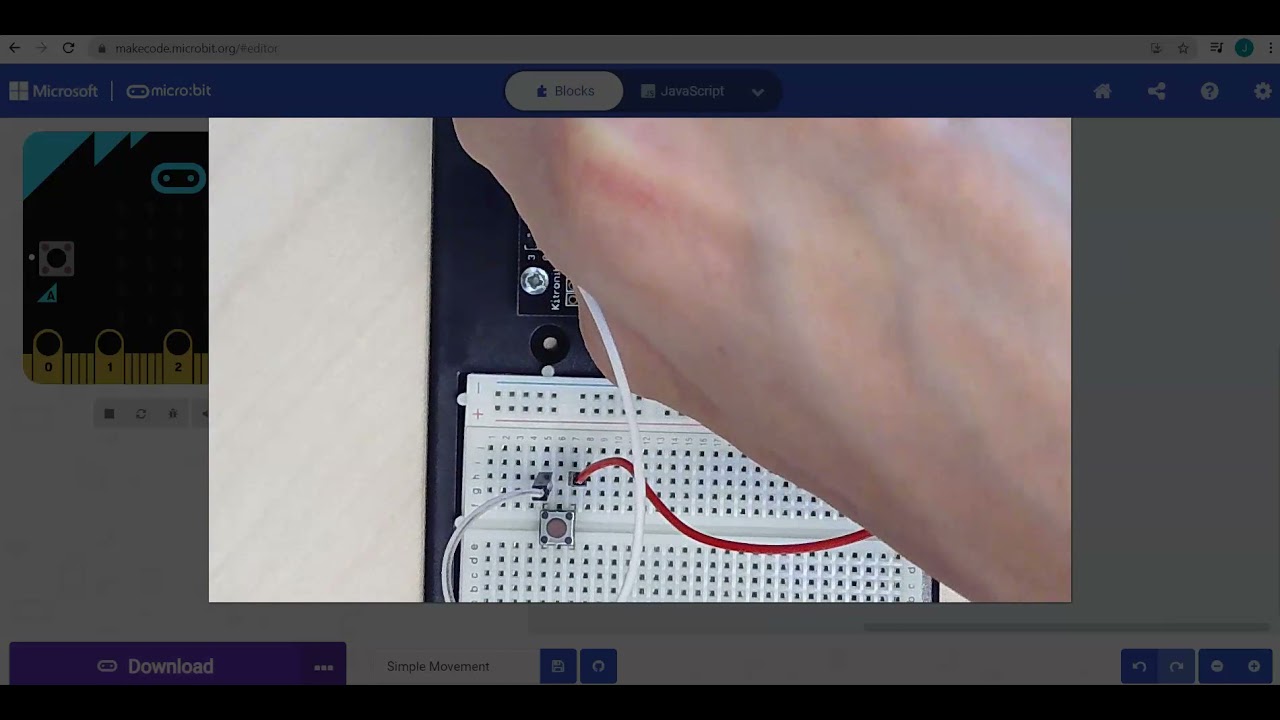 Micro:Bit Expansion Button Tutorial (Kitronick Components)