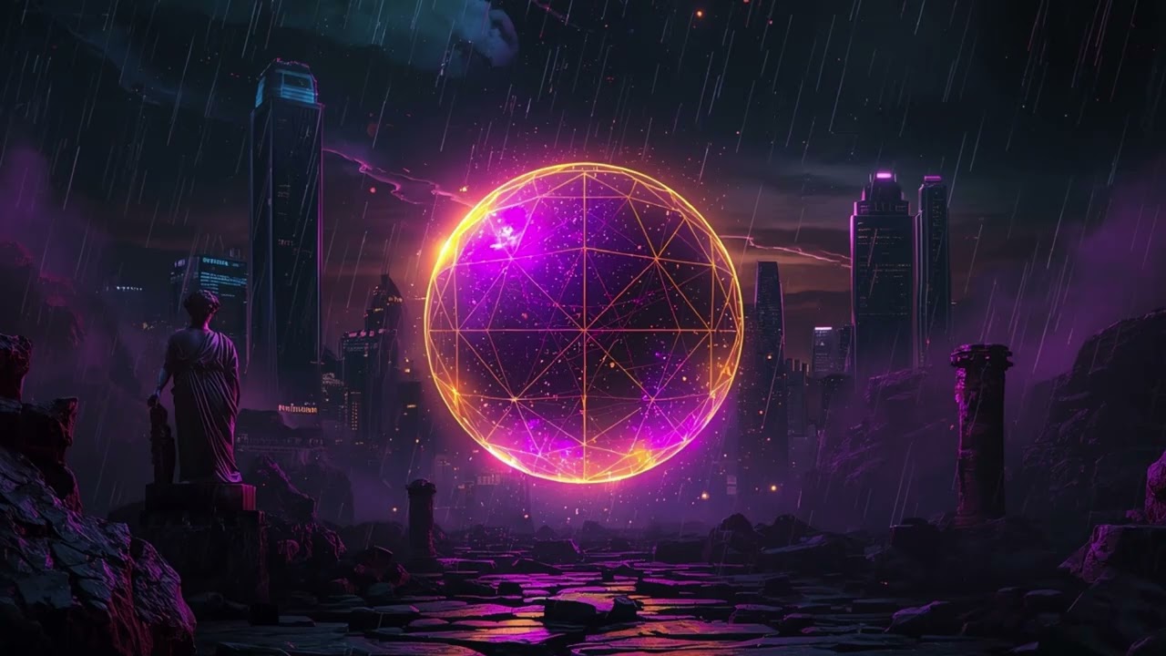 Driving Alone in the Rain at 2AM | Dark Cyberpunk Music (2 Hours)