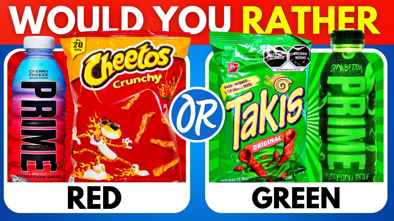 Pick One: RED Food or GREEN Food? 🍓🍏
