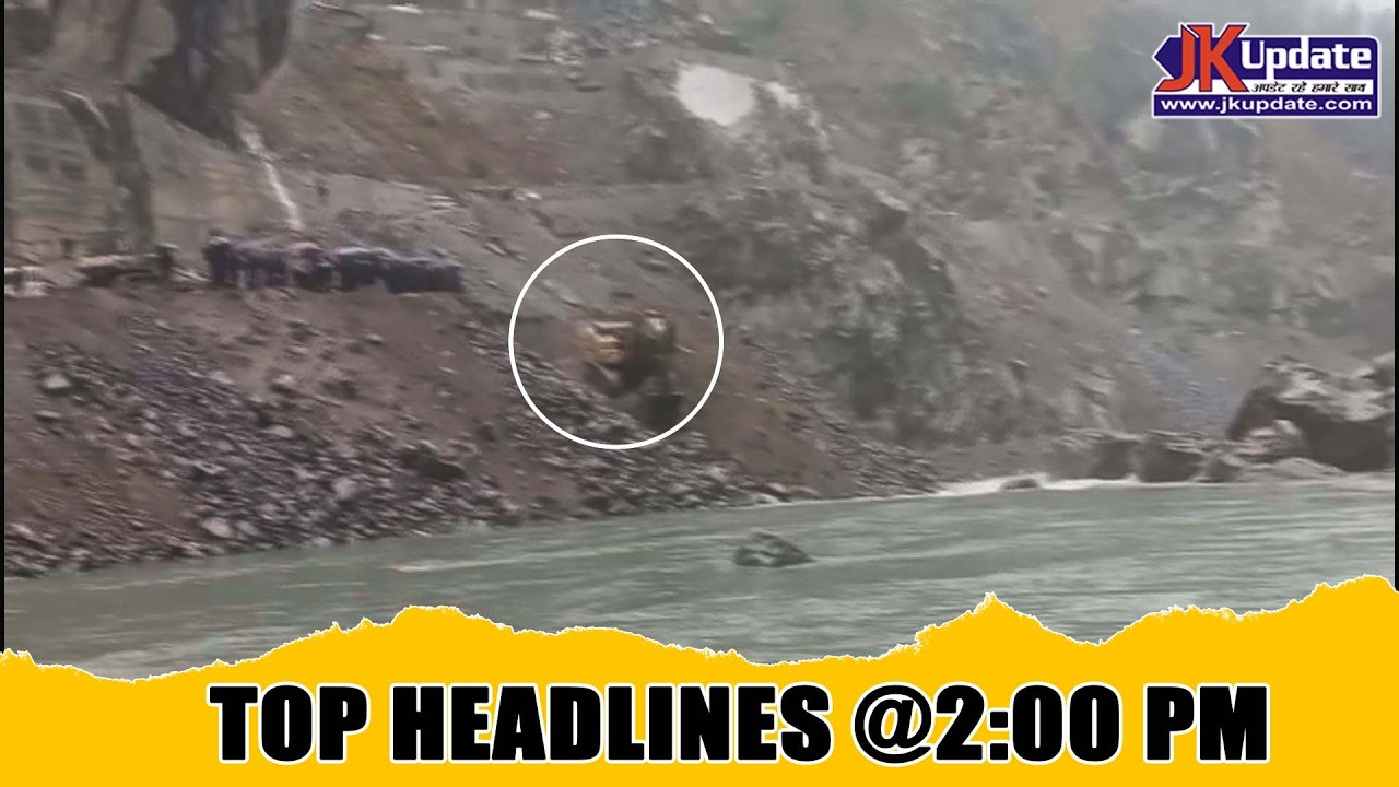 JKupdate Top Headlines @ 2 PM 16 MARCH 2026