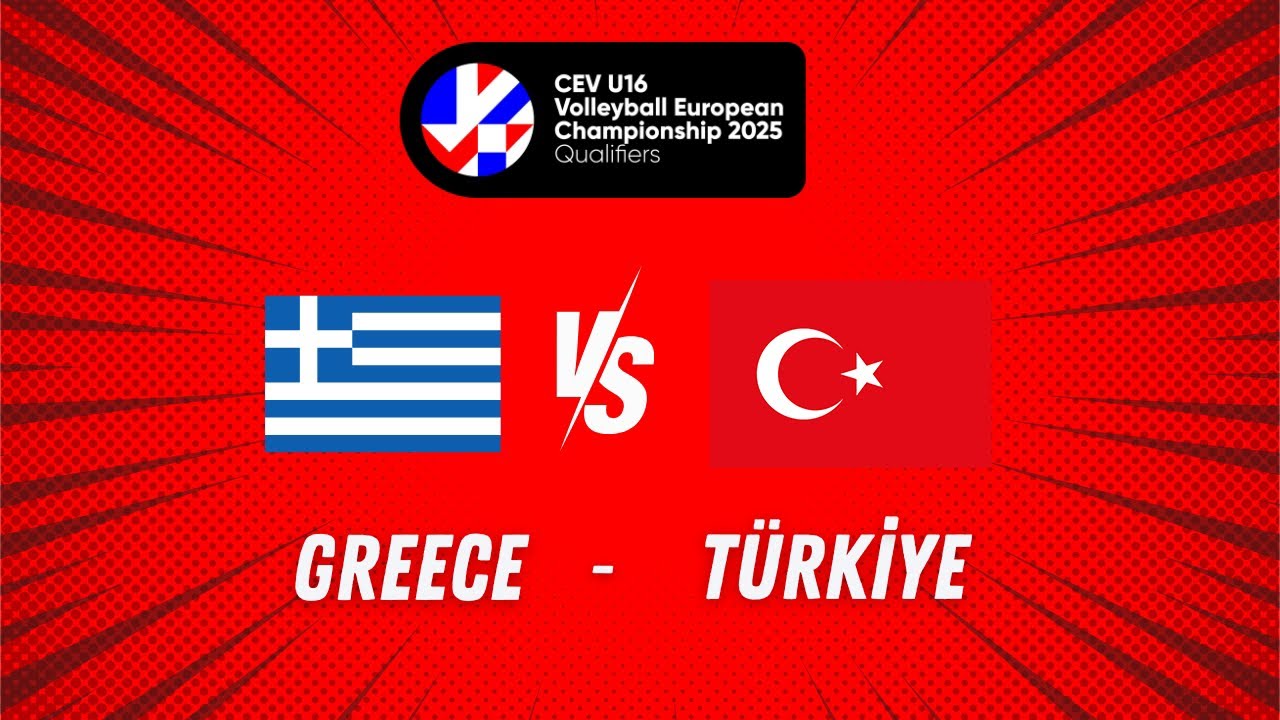 GREECE - TÜRKİYE U-16  Men European Championship - 1st Round Zone BVA