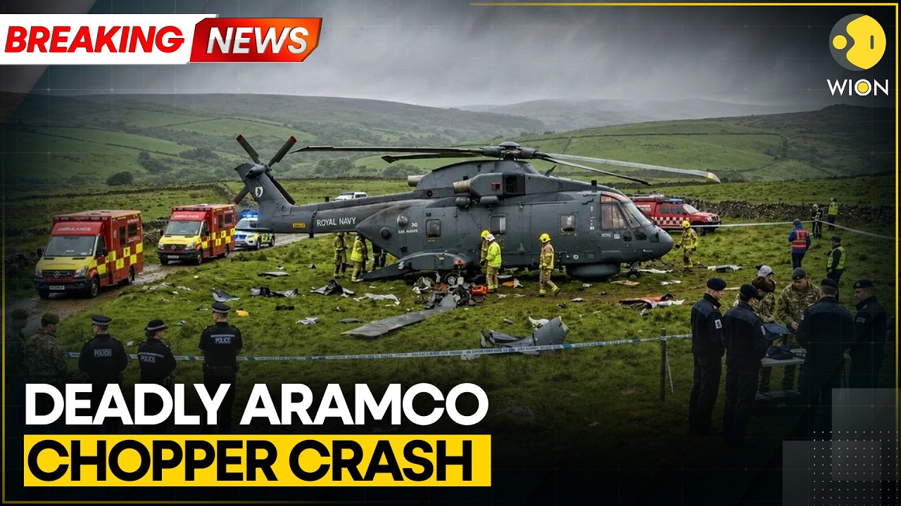 Saudi Arabia: Aramco Chopper Crashes in Ras Tanura Claiming 14 Lives | WION BREAKING