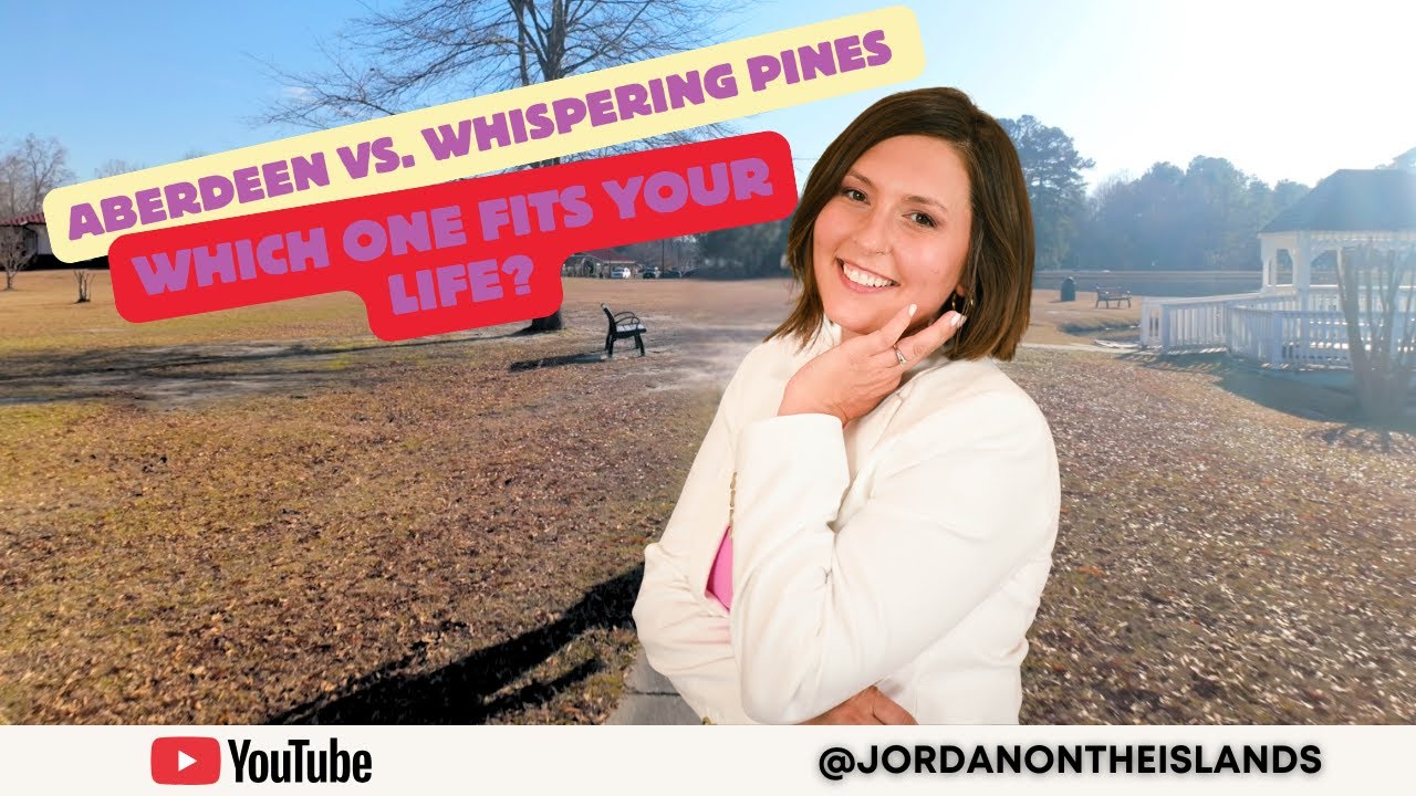 Aberdeen vs. Whispering Pines -- Living in MOORE COUNTY -- North Carolina Real Estate