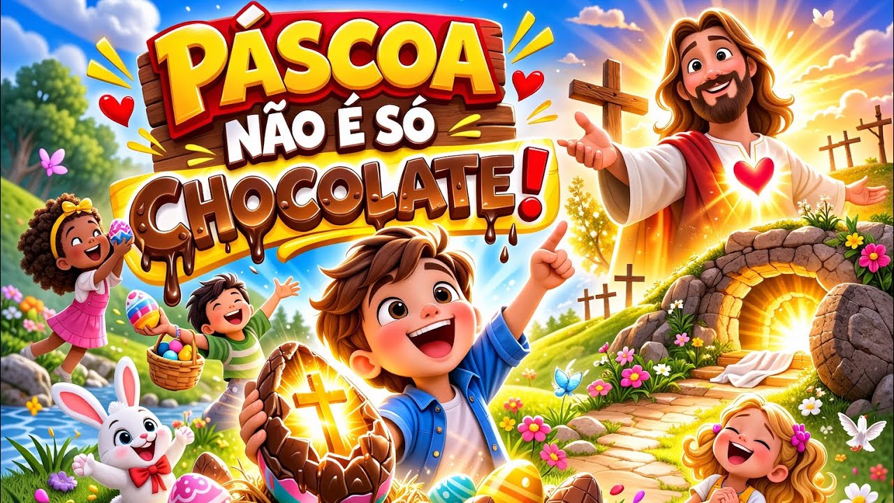 Páscoa não é só chocolate | Musica Bíblica Infantil